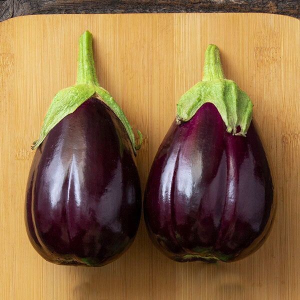 Black Beauty Eggplant - Heirloom Organic